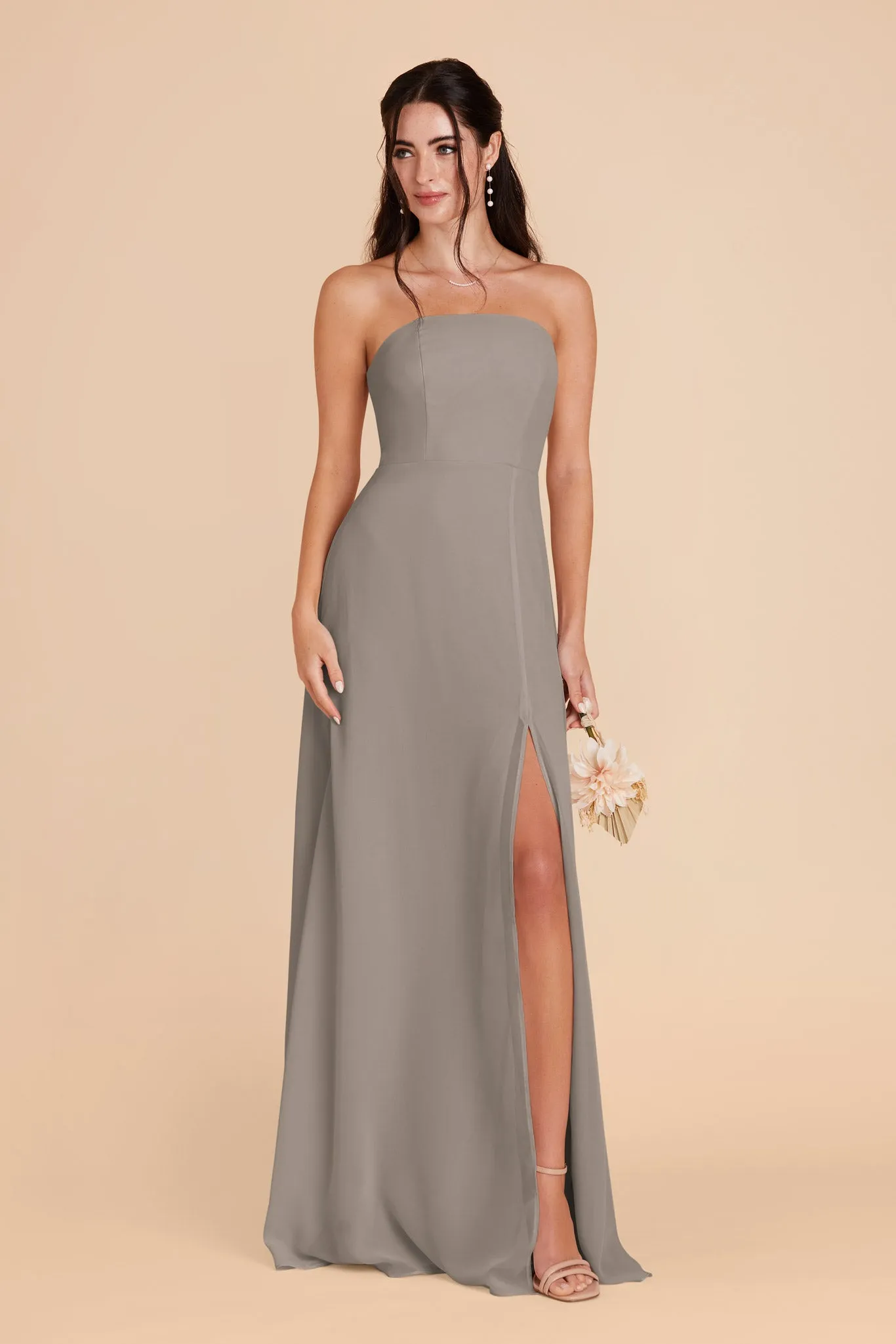 Chris Convertible Chiffon Dress - Silver sold by Birdy Grey product image thumbnail 4