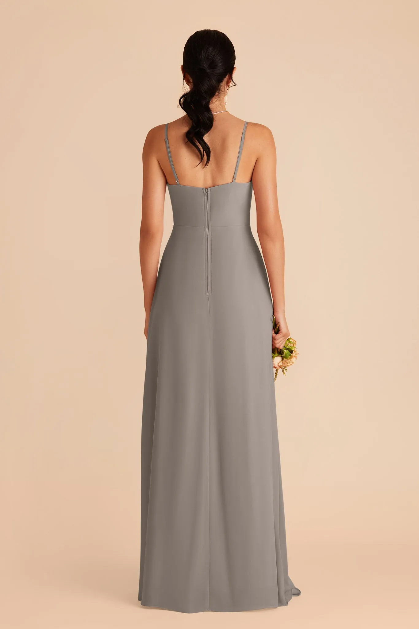 Amy Chiffon Dress - Silver sold by Birdy Grey product image thumbnail 5