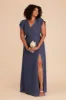 Violet Chiffon Dress - Dusk Blue sold by Birdy Grey