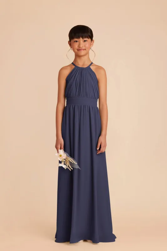 Sienna Junior Dress - Dusk Blue sold by Birdy Grey