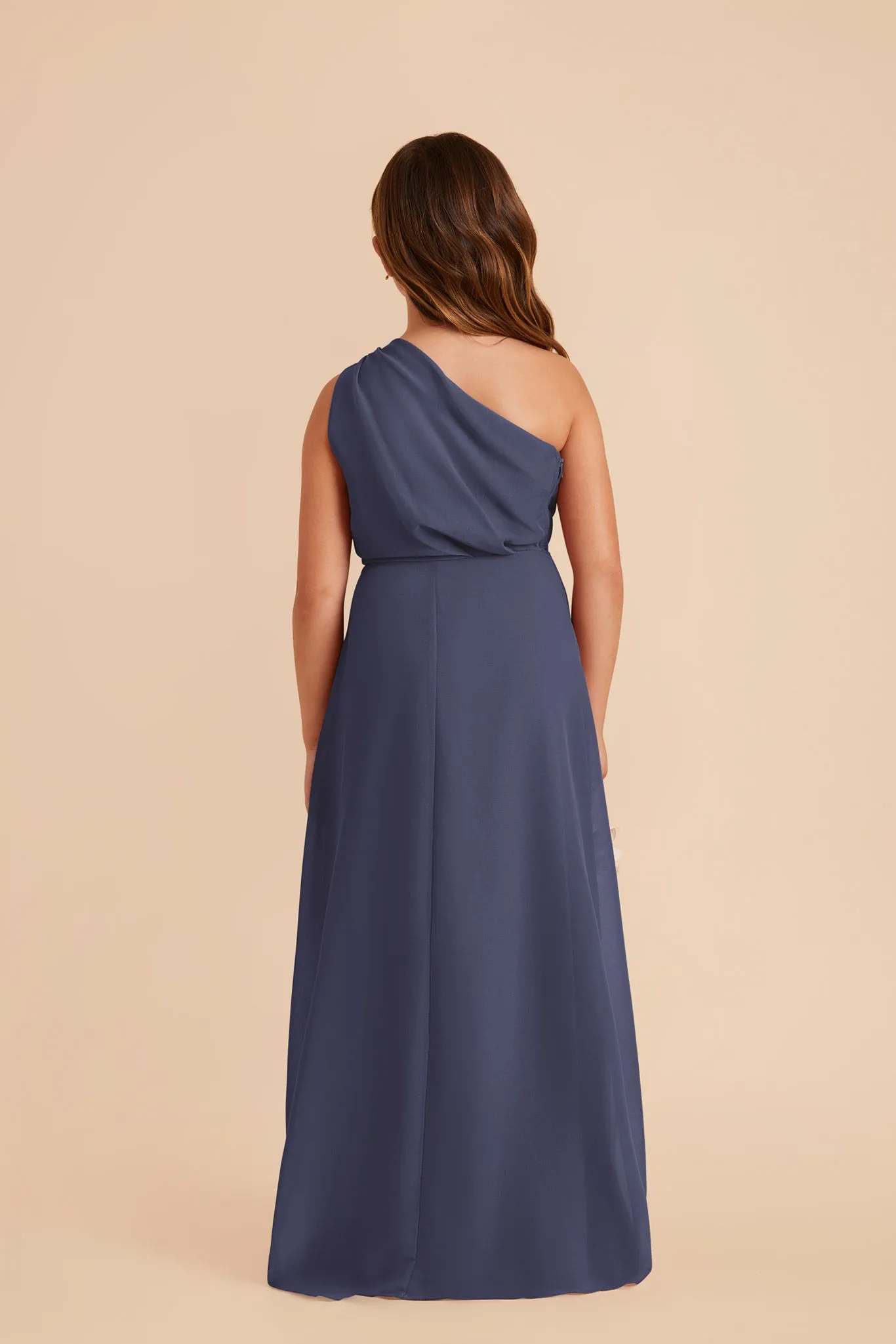 Kiara Junior Chiffon Dress - Dusk Blue sold by Birdy Grey product image thumbnail 4