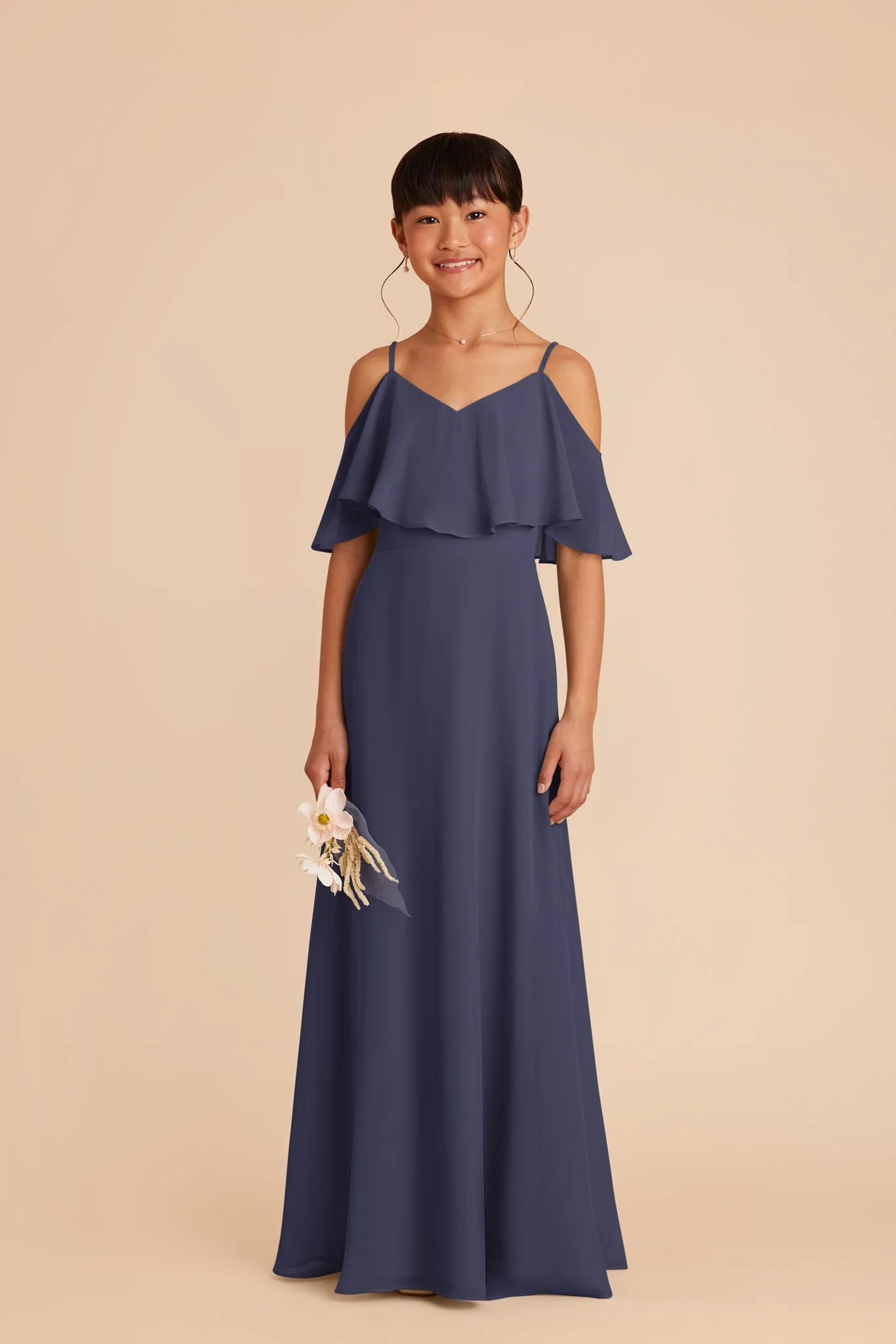 Janie Convertible Junior Dress - Dusk Blue sold by Birdy Grey