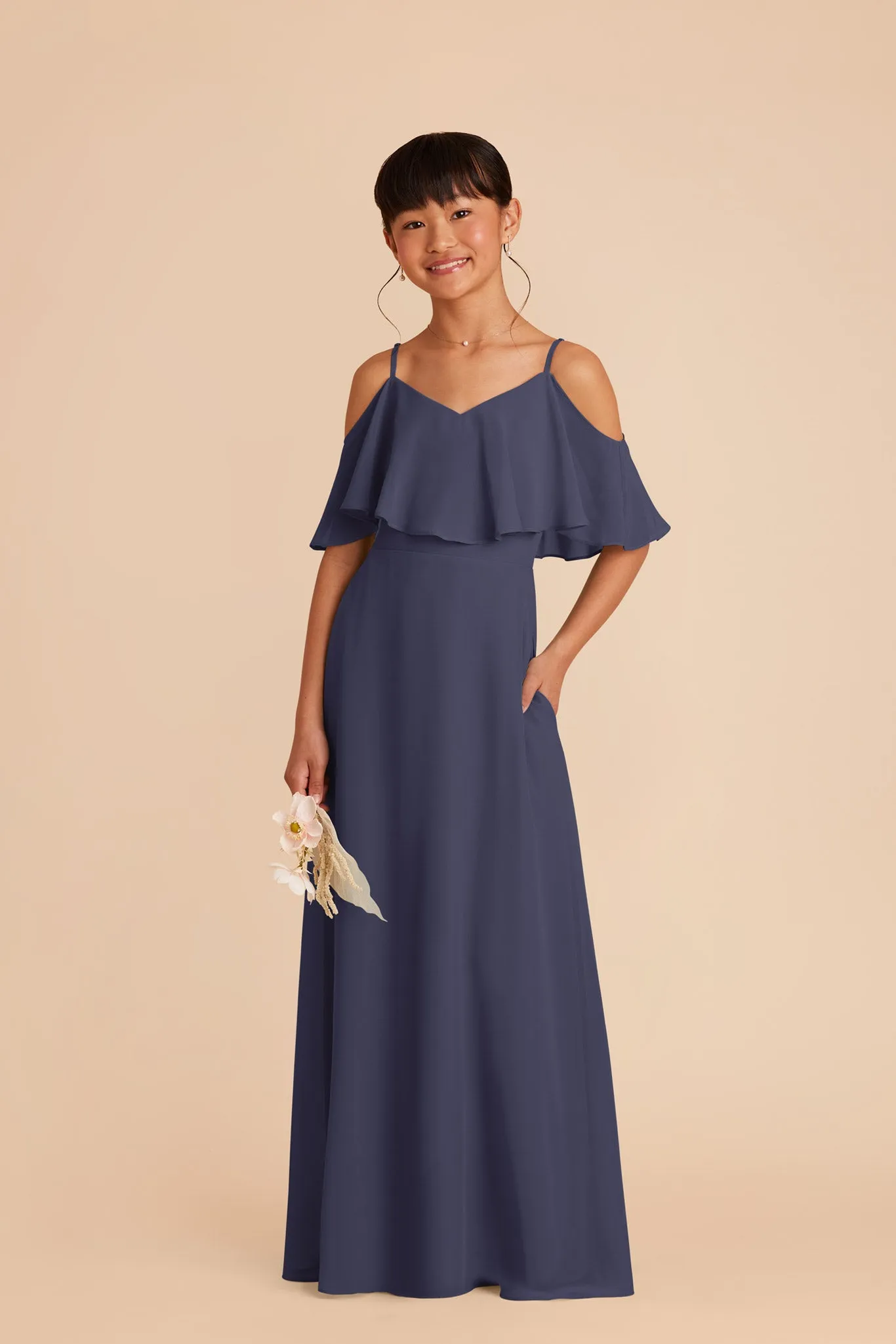 Janie Convertible Junior Dress - Dusk Blue sold by Birdy Grey product image thumbnail 2