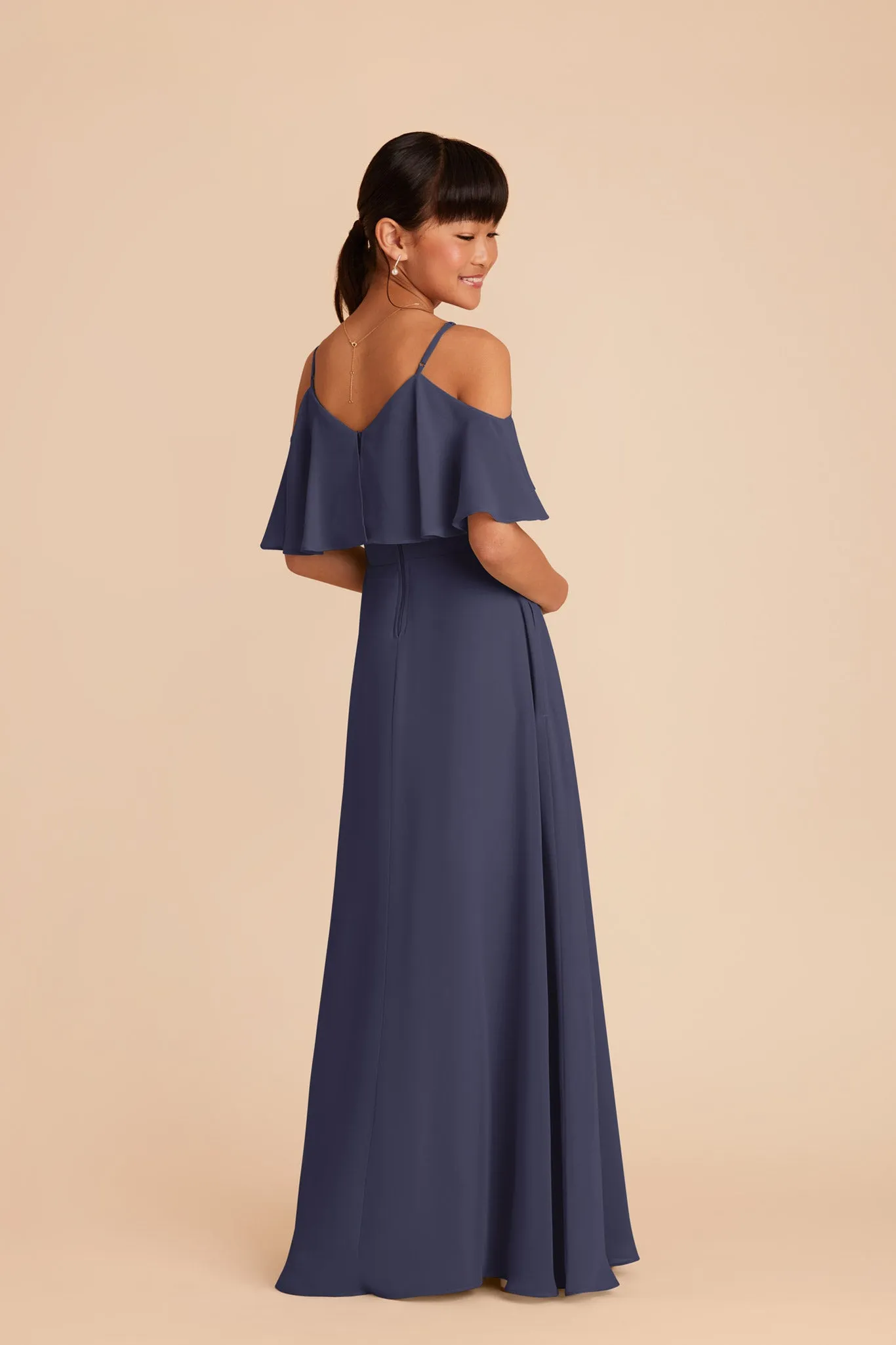 Janie Convertible Junior Dress - Dusk Blue sold by Birdy Grey product image thumbnail 4