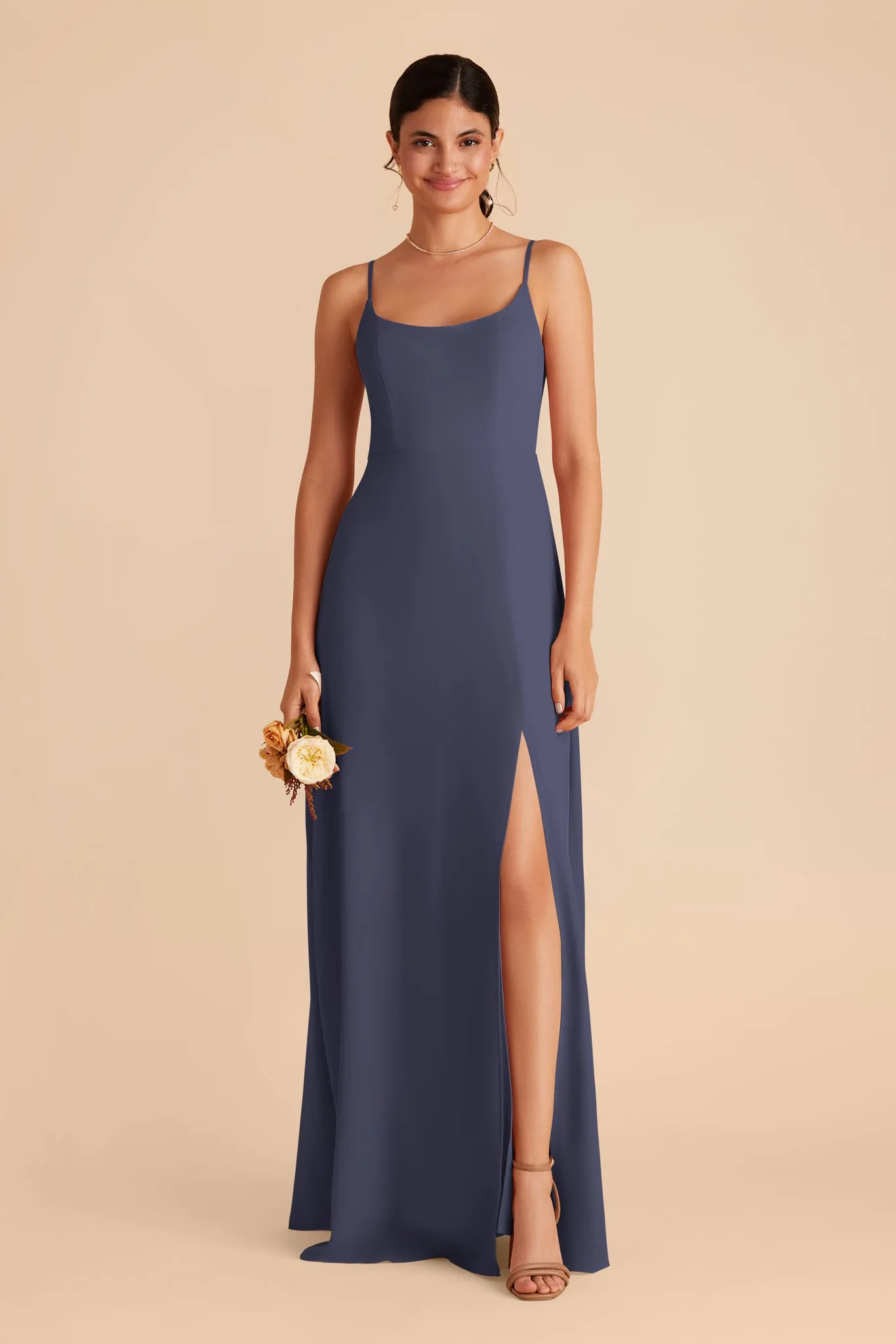 Amy Chiffon Dress - Dusk Blue sold by Birdy Grey product image thumbnail 4