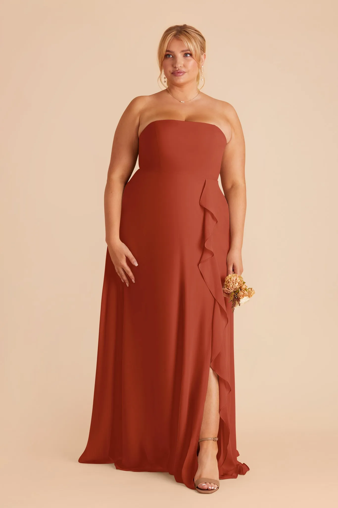 Winnie Convertible Chiffon Dress - Auburn sold by Birdy Grey product image thumbnail 2