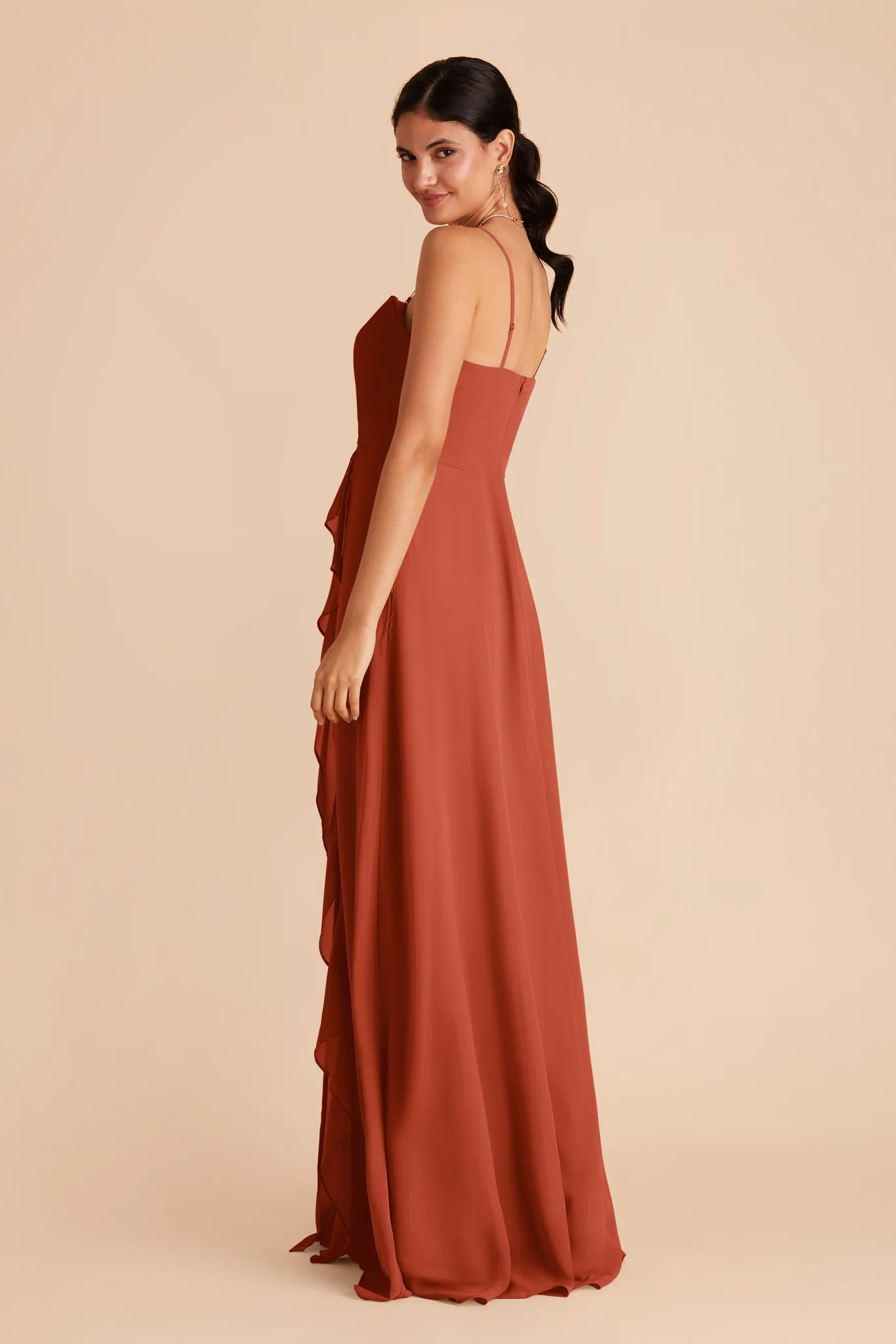 Winnie Convertible Chiffon Dress - Auburn sold by Birdy Grey product image thumbnail 5