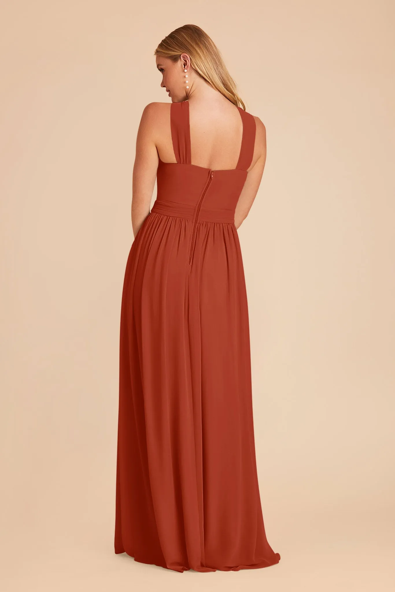 Kiko Chiffon Dress - Auburn sold by Birdy Grey product image thumbnail 5