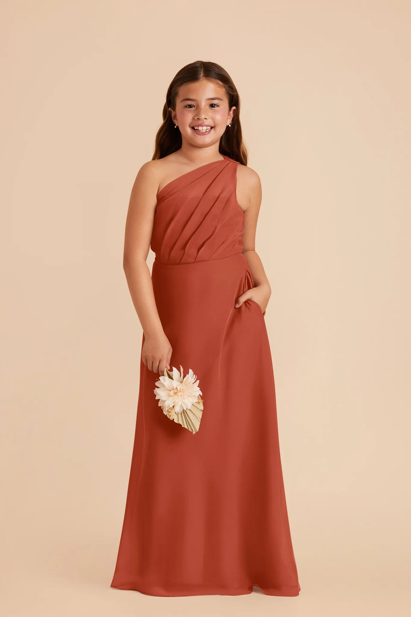 Kiara Junior Chiffon Dress - Auburn sold by Birdy Grey product image thumbnail 2