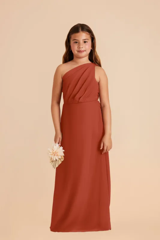 Kiara Junior Chiffon Dress - Auburn sold by Birdy Grey