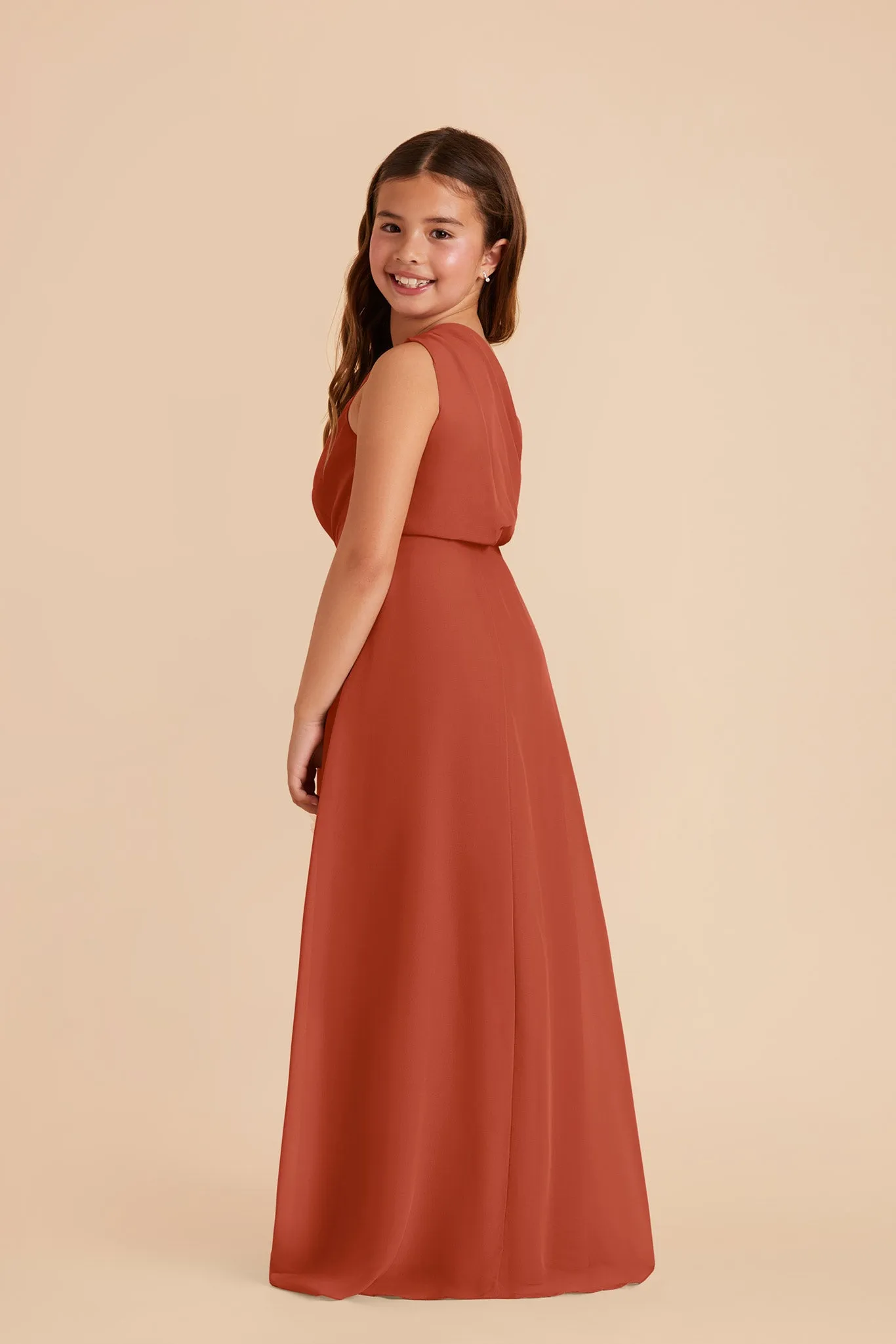 Kiara Junior Chiffon Dress - Auburn sold by Birdy Grey product image thumbnail 3