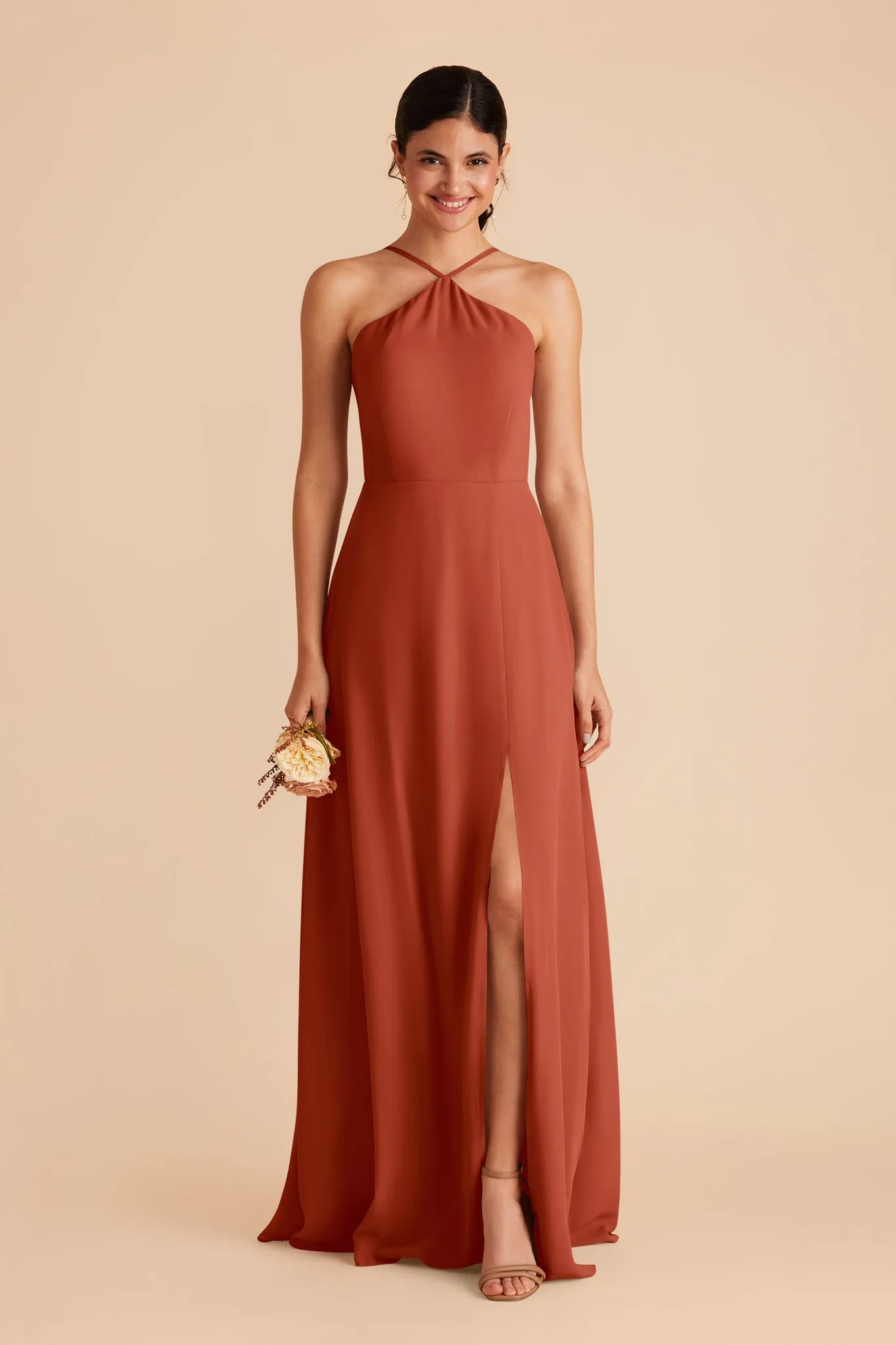 Juliet Chiffon Dress - Auburn sold by Birdy Grey product image thumbnail 3