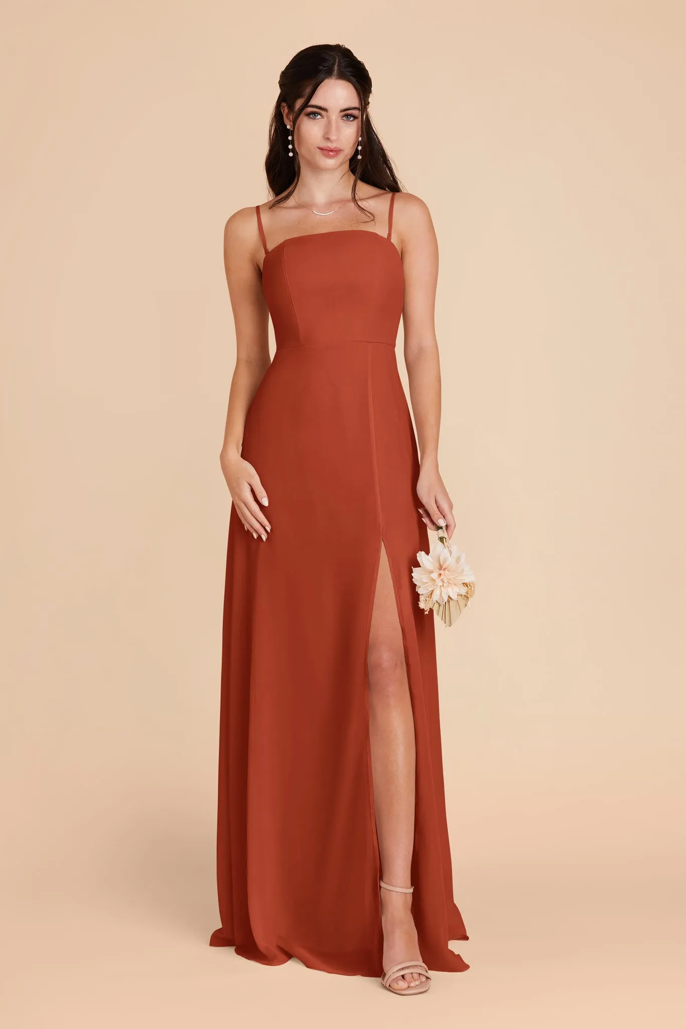 Chris Convertible Chiffon Dress - Auburn sold by Birdy Grey