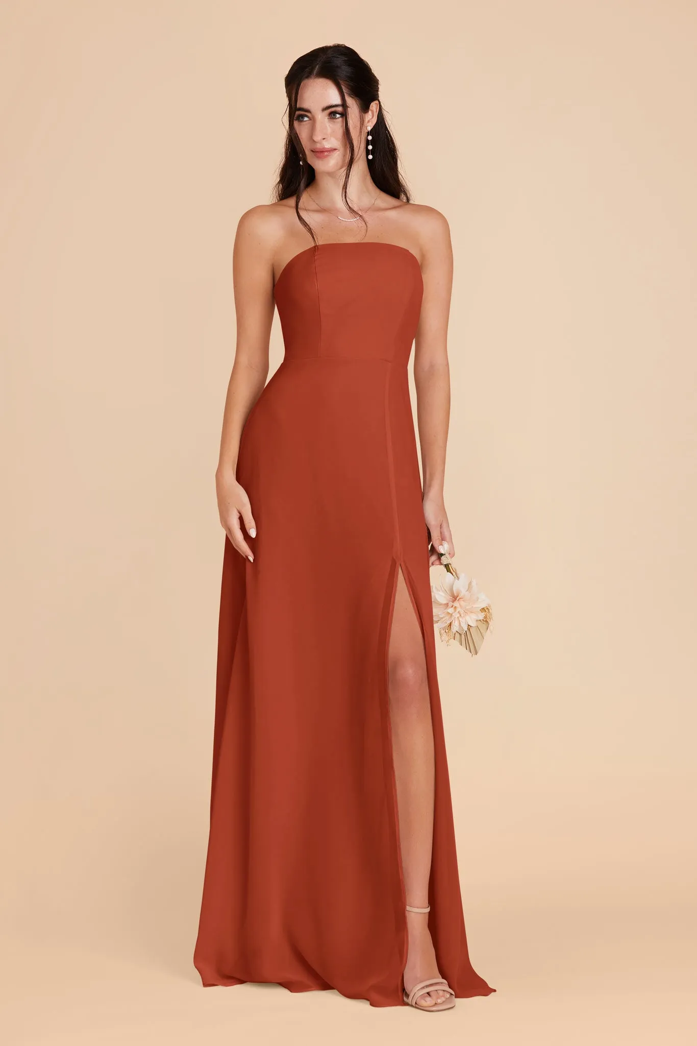 Chris Convertible Chiffon Dress - Auburn sold by Birdy Grey product image thumbnail 3