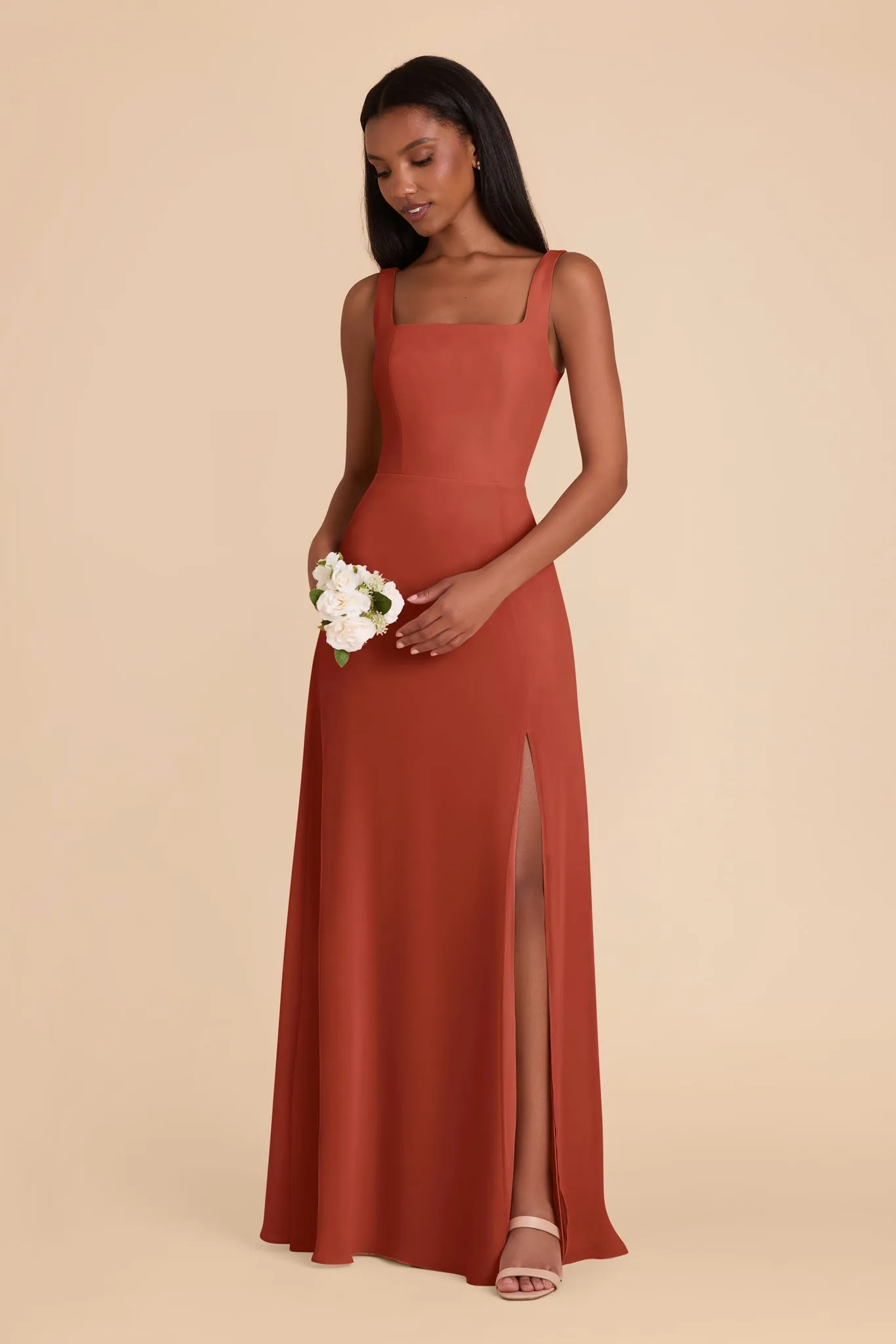 Alex Convertible Dress Chiffon - Auburn sold by Birdy Grey product image thumbnail 4