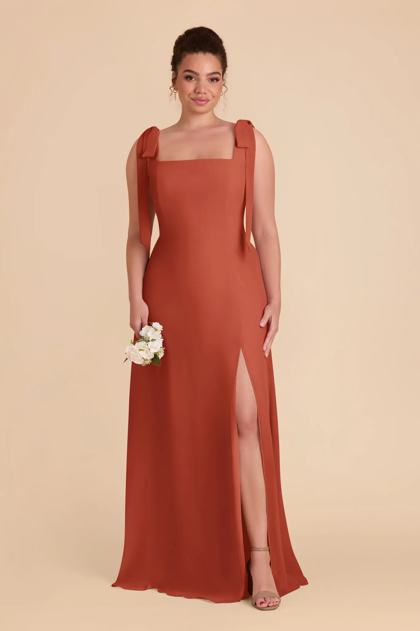 Alex Convertible Dress Chiffon - Auburn sold by Birdy Grey product image thumbnail 2