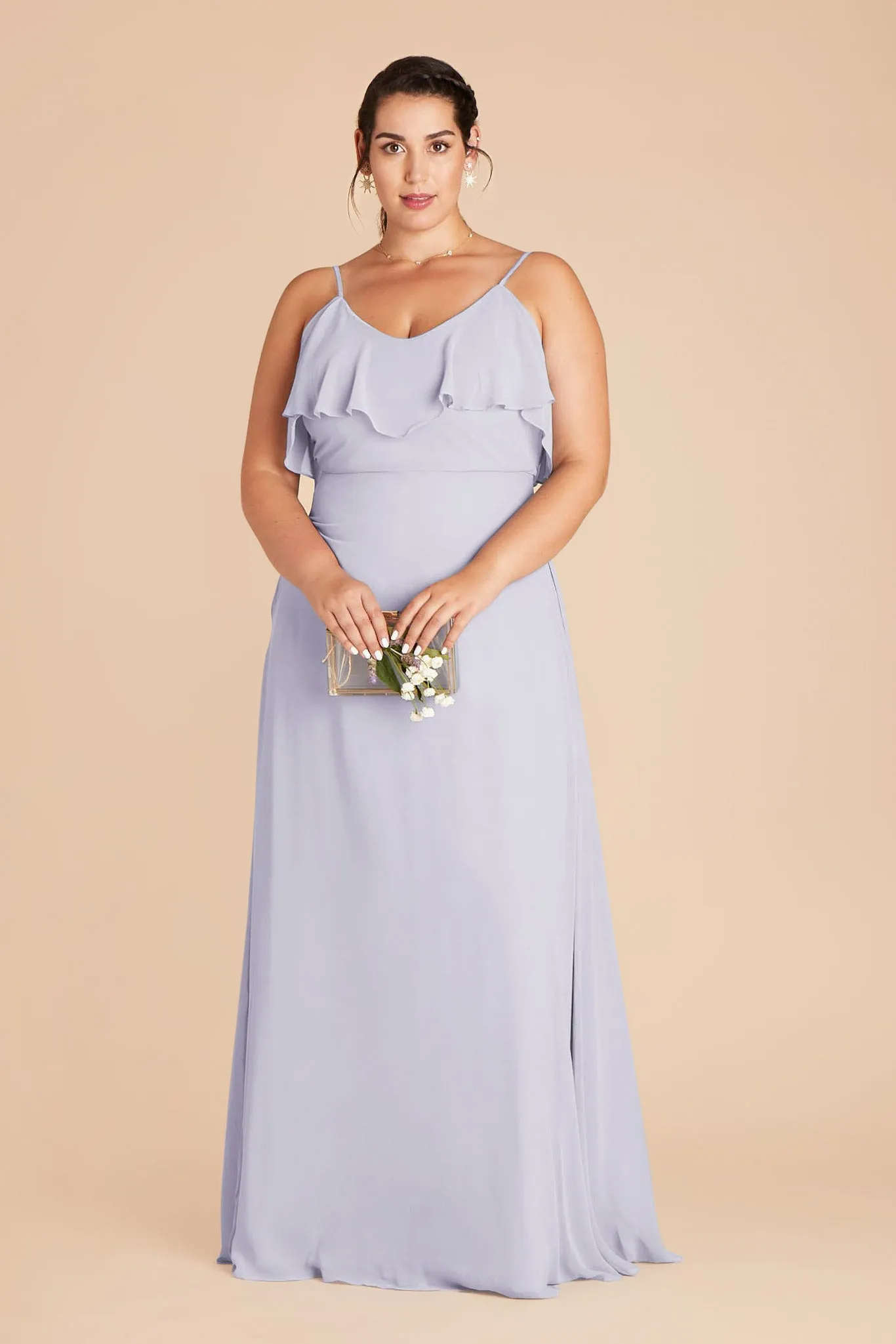 Jane Convertible Dress With Slit - Periwinkle Blue sold by Birdy Grey product image thumbnail 2