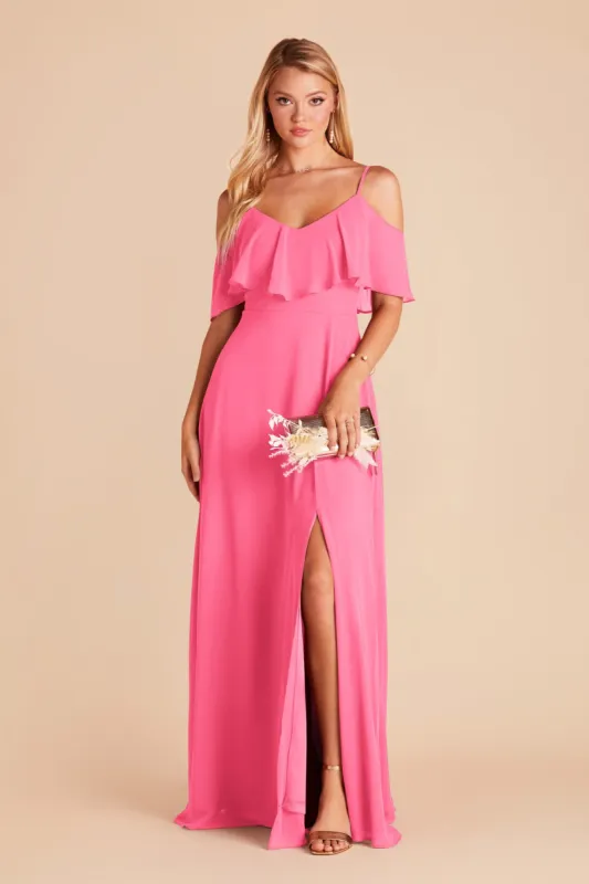 Jane Convertible Dress With Slit - Bon Bon Pink sold by Birdy Grey