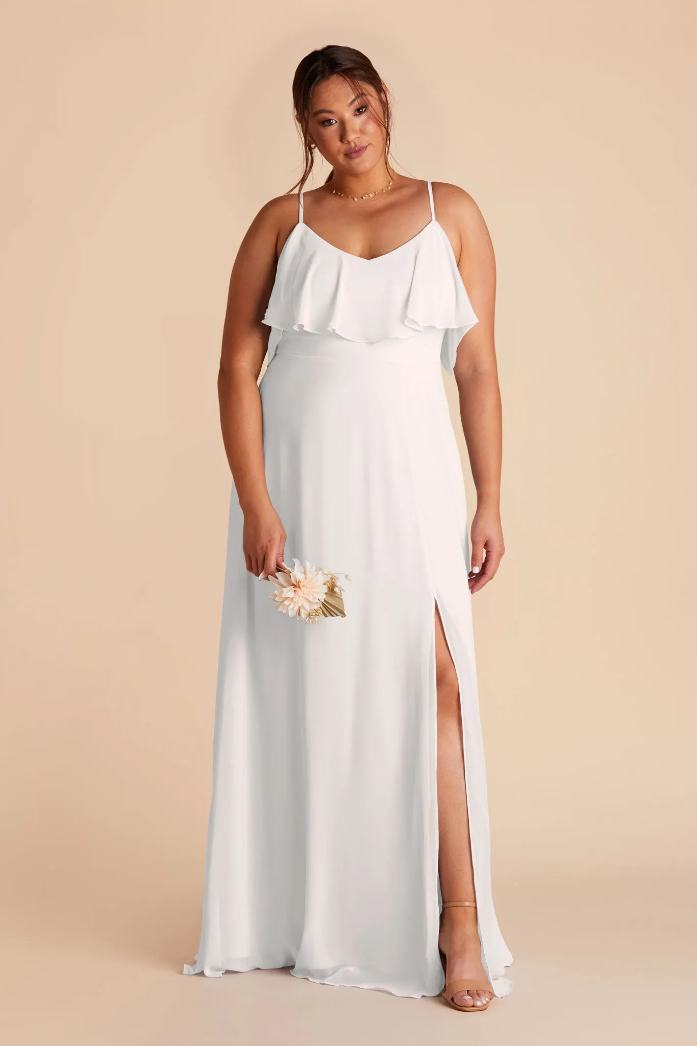 Jane Convertible Dress With Slit - White sold by Birdy Grey product image thumbnail 2