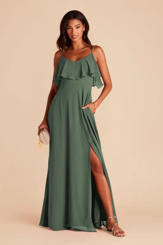 Jane Convertible Dress With Slit - Eucalyptus sold by Birdy Grey