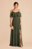 Jane Convertible Dress With Slit - Olive sold by Birdy Grey