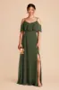 Jane Convertible Dress With Slit - Olive sold by Birdy Grey