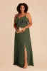 Jane Convertible Dress With Slit - Olive sold by Birdy Grey