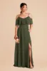 Jane Convertible Dress With Slit - Olive sold by Birdy Grey