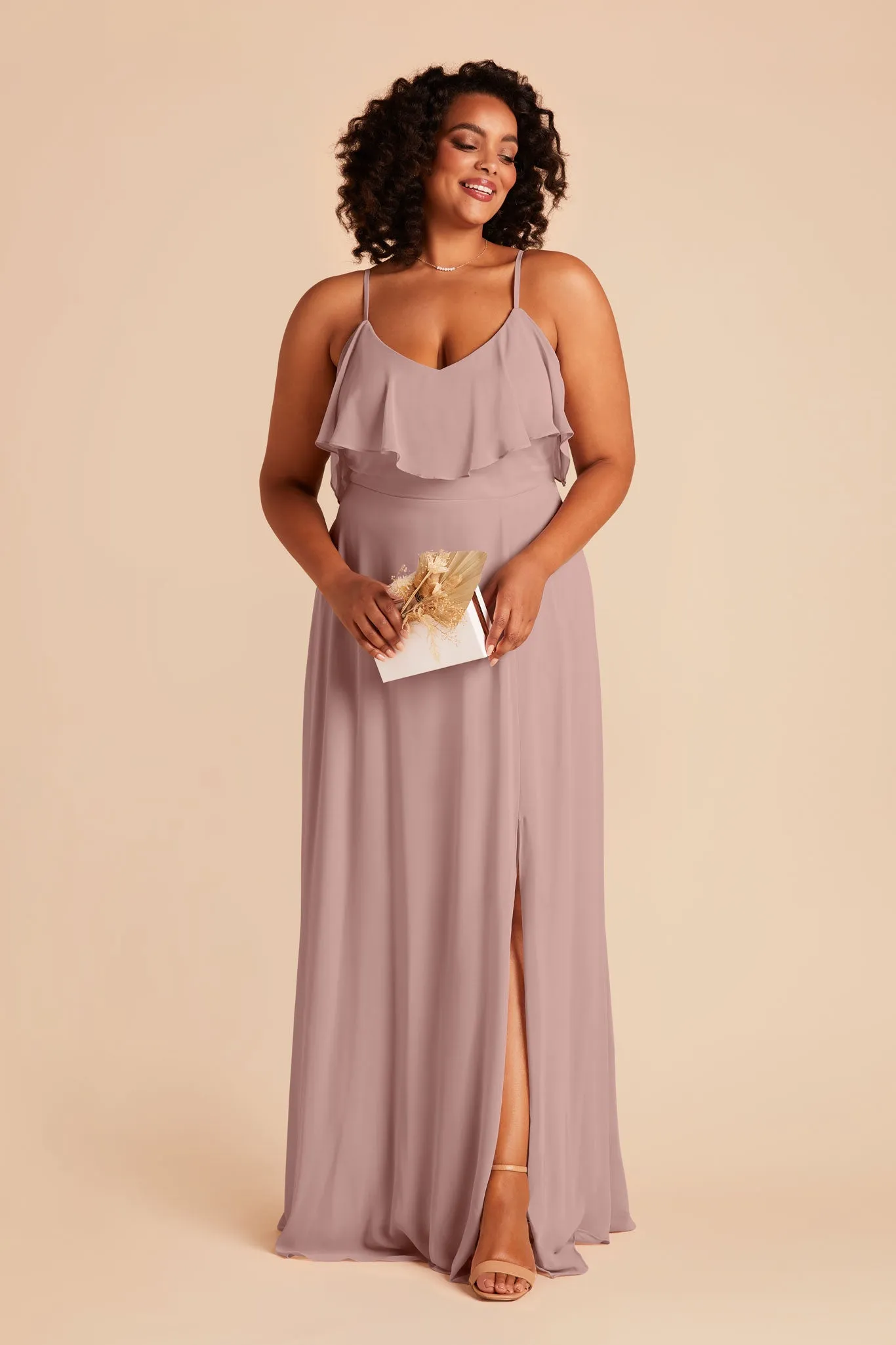 Jane Convertible Dress With Slit - English Rose sold by Birdy Grey product image thumbnail 5