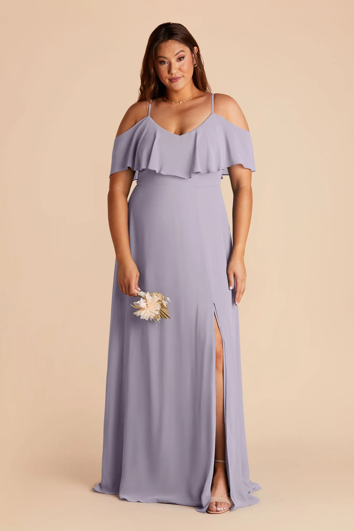 Jane Convertible Dress With Slit - Dusty Lilac sold by Birdy Grey product image thumbnail 2