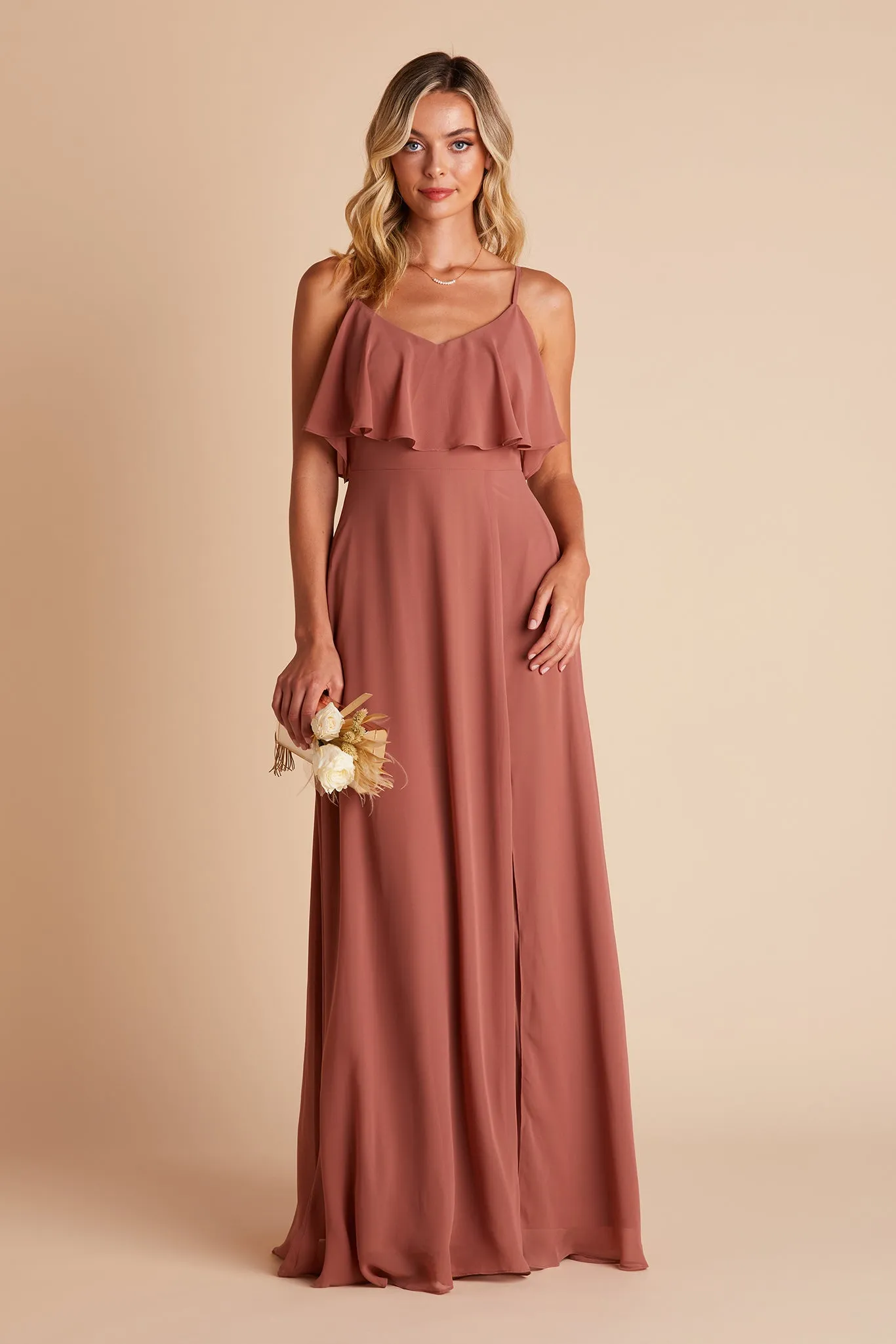 Jane Convertible Dress With Slit - Desert Rose sold by Birdy Grey product image thumbnail 5