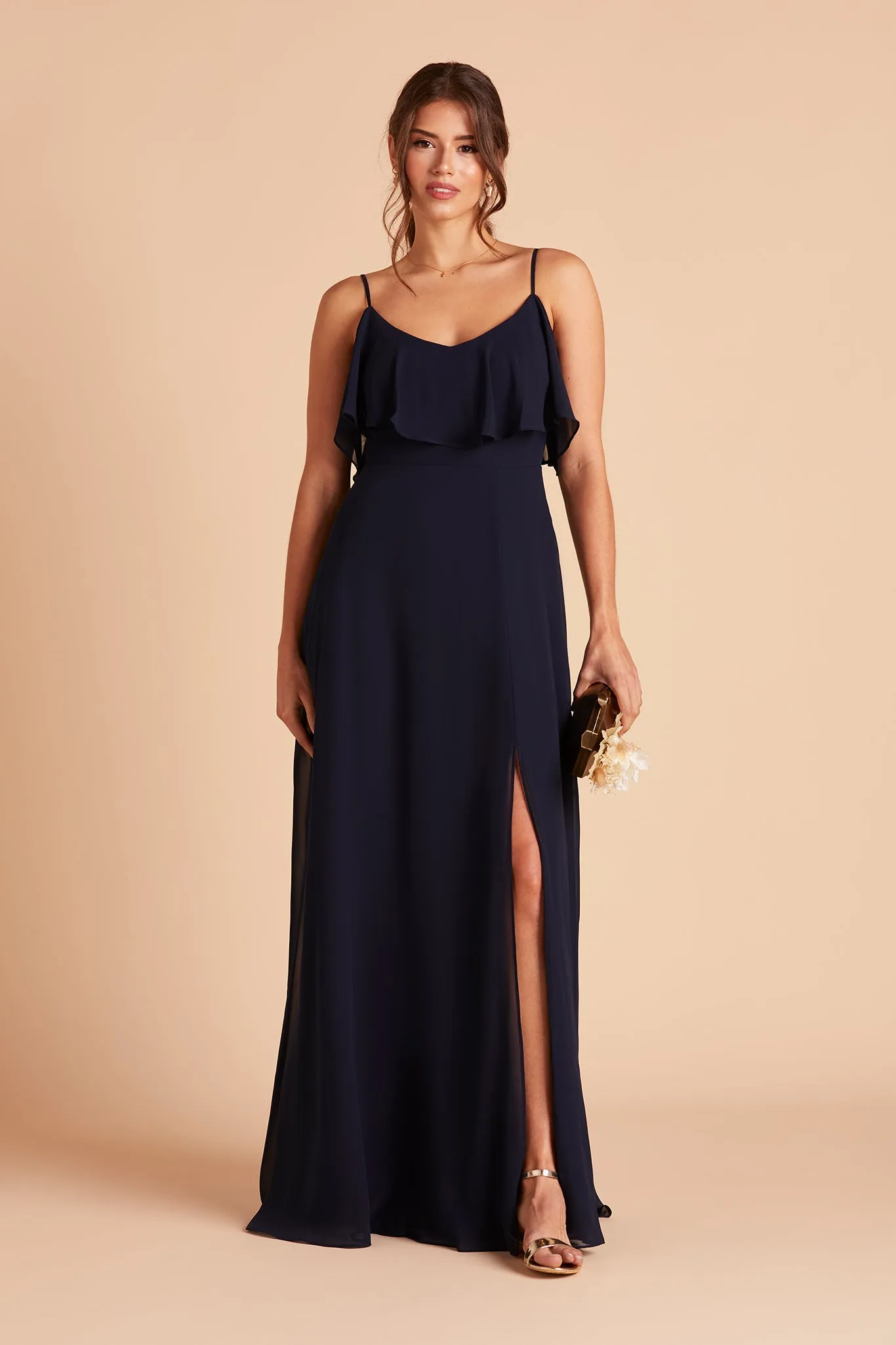 Jane Convertible Dress With Slit - Navy sold by Birdy Grey product image thumbnail 2