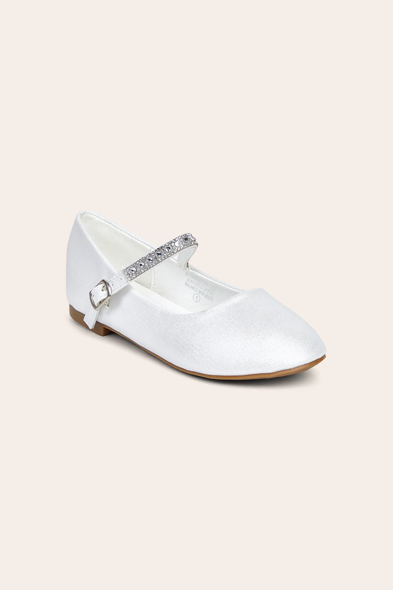 Sloane Flower Girl Shoe - White sold by Birdy Grey product image thumbnail 2