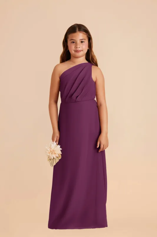 Kiara Junior Chiffon Dress - Fig sold by Birdy Grey