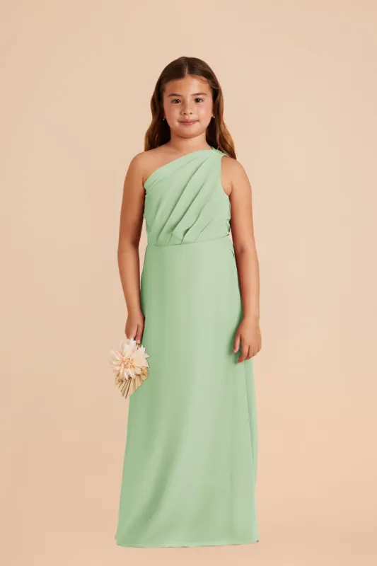Kiara Junior Chiffon Dress - Pistachio sold by Birdy Grey