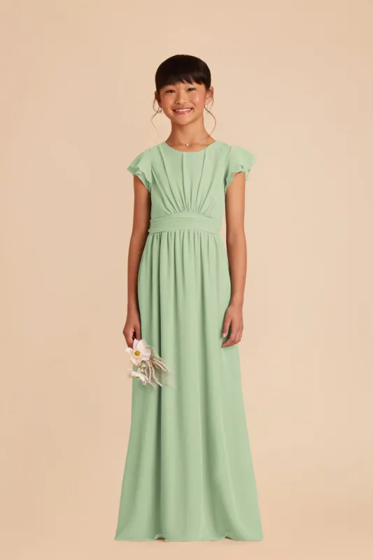 Celine Junior Dress - Pistachio sold by Birdy Grey