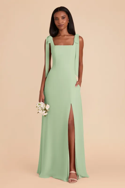 Alex Convertible Dress Chiffon - Pistachio sold by Birdy Grey