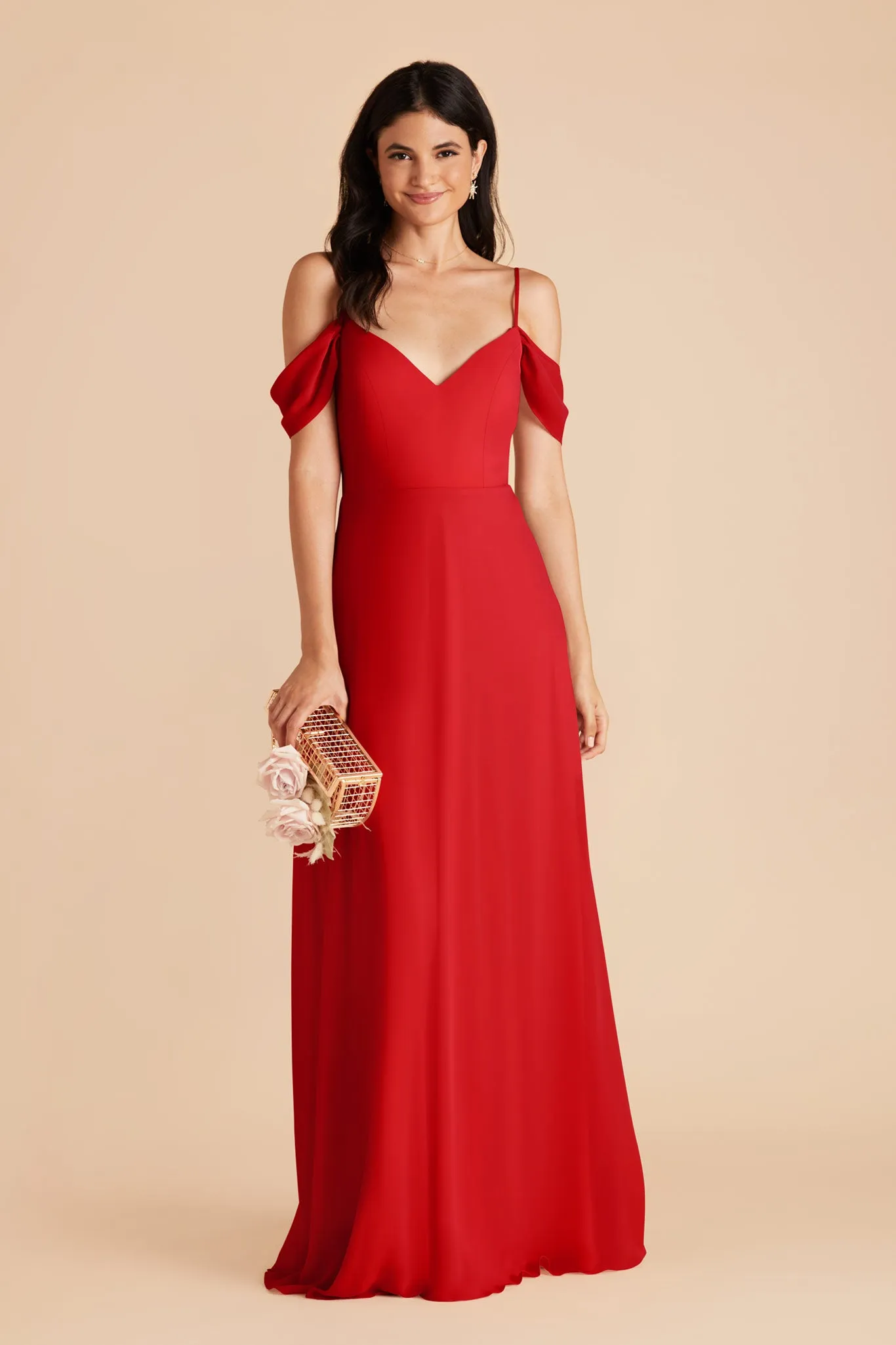 Devin Convertible Dress - Ruby Red sold by Birdy Grey