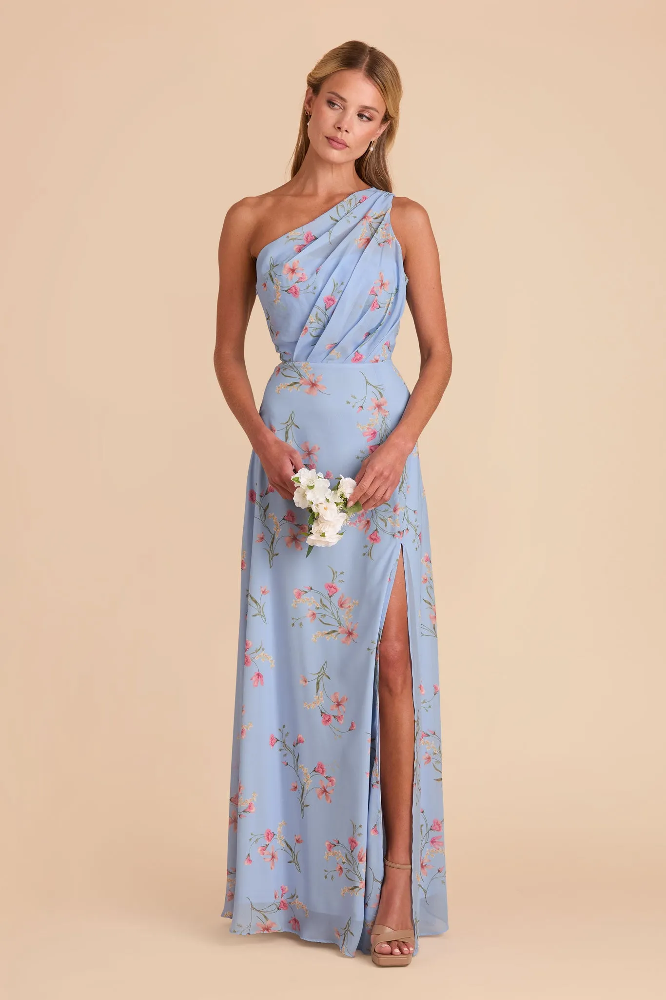Kira Dress With Slit - Periwinkle Blue Le Fleur sold by Birdy Grey product image thumbnail 2