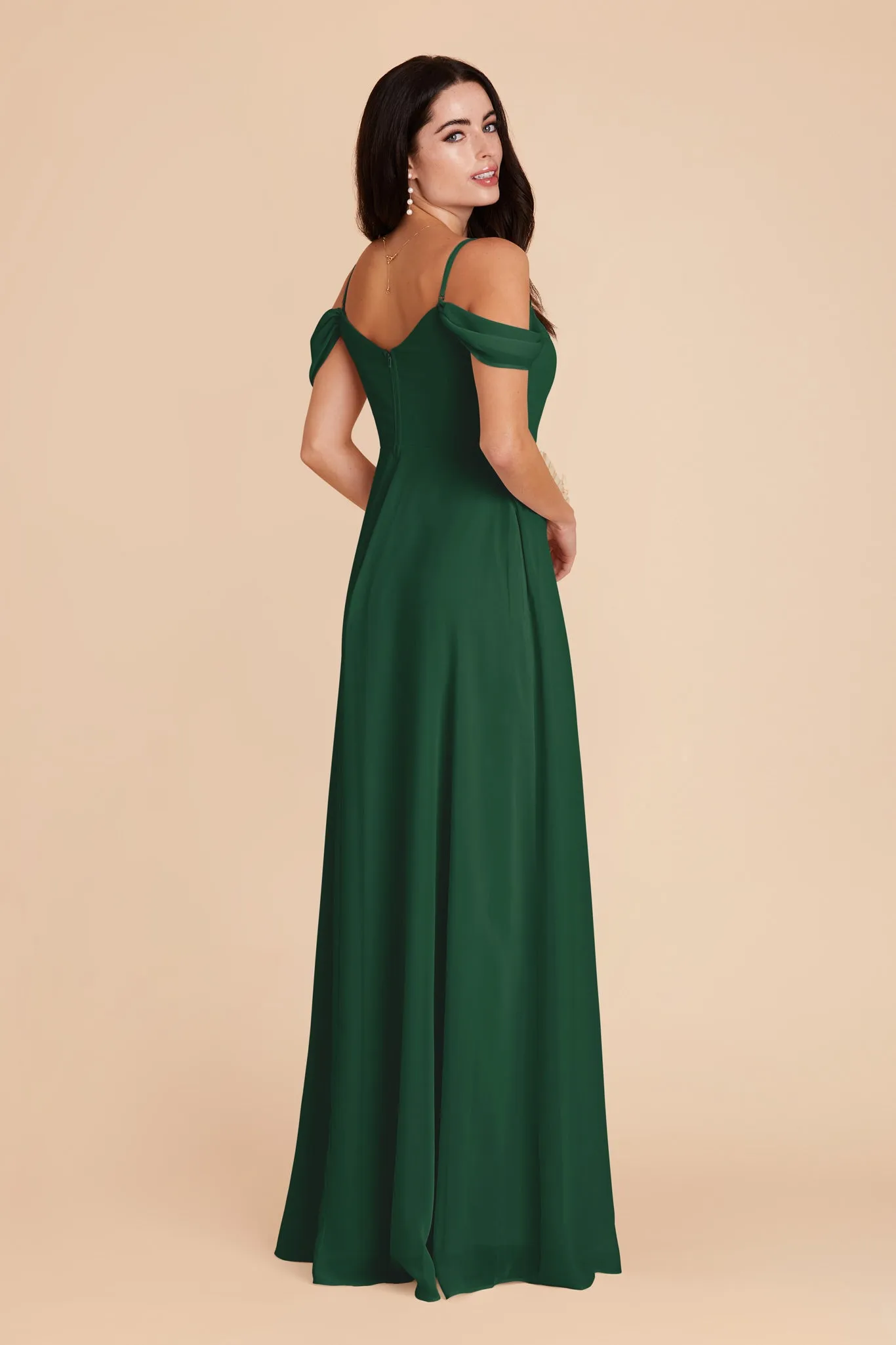 Spence Convertible Dress With Slit - Forest Green sold by Birdy Grey product image thumbnail 4