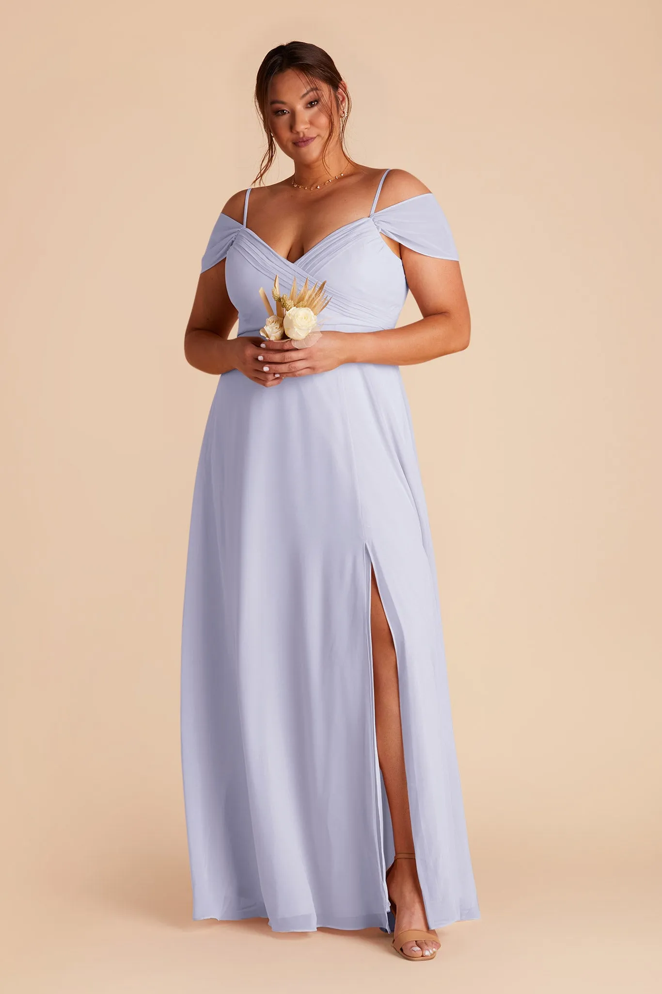 Spence Convertible Dress With Slit - Periwinkle Blue sold by Birdy Grey product image thumbnail 5