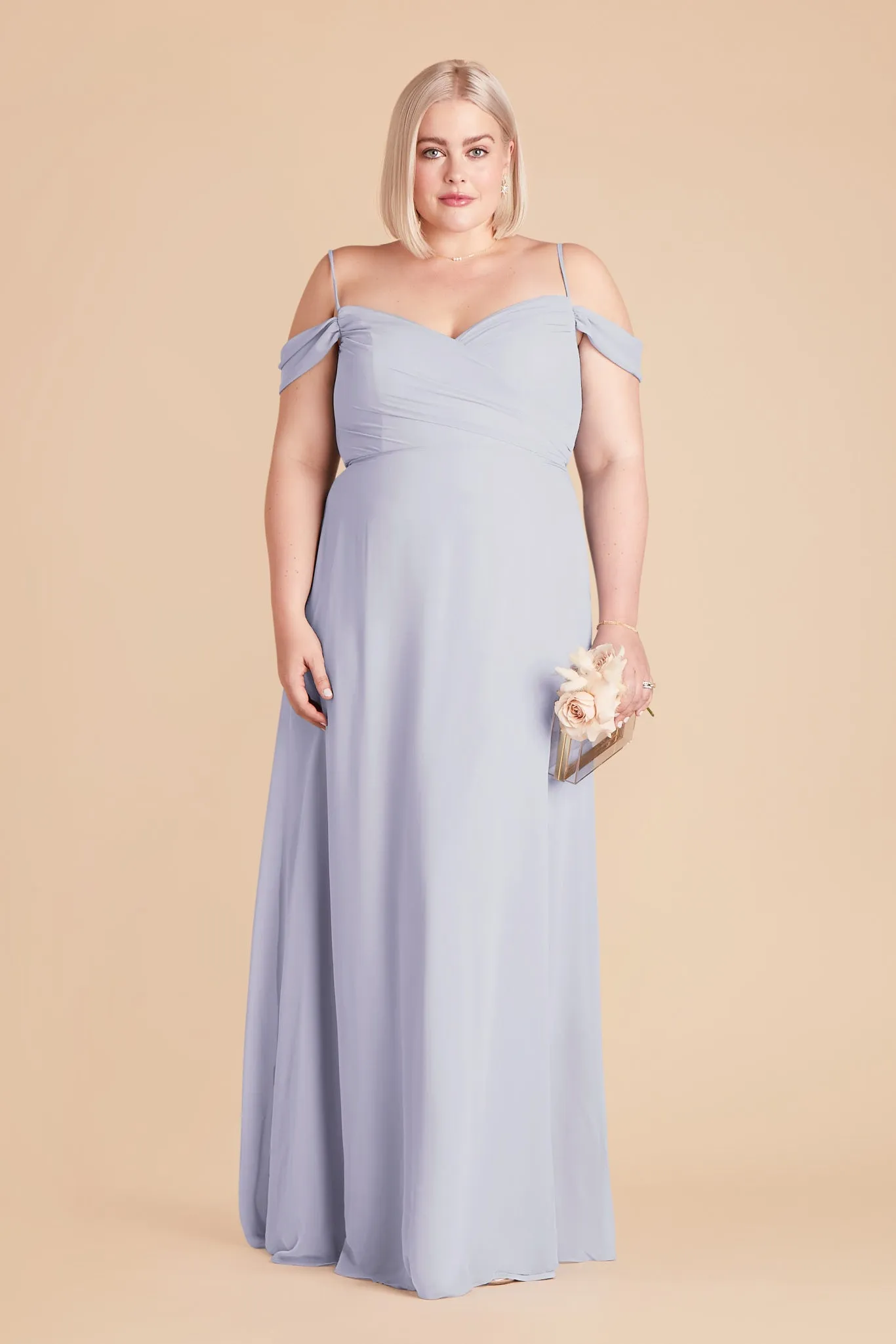 Spence Convertible Dress With Slit - Periwinkle Blue sold by Birdy Grey product image thumbnail 2