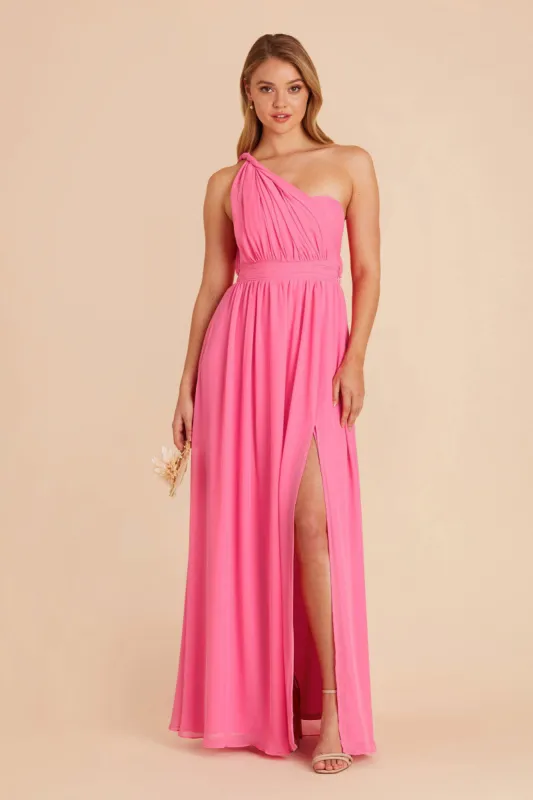 Grace Convertible Dress With Slit - Bon Bon Pink sold by Birdy Grey