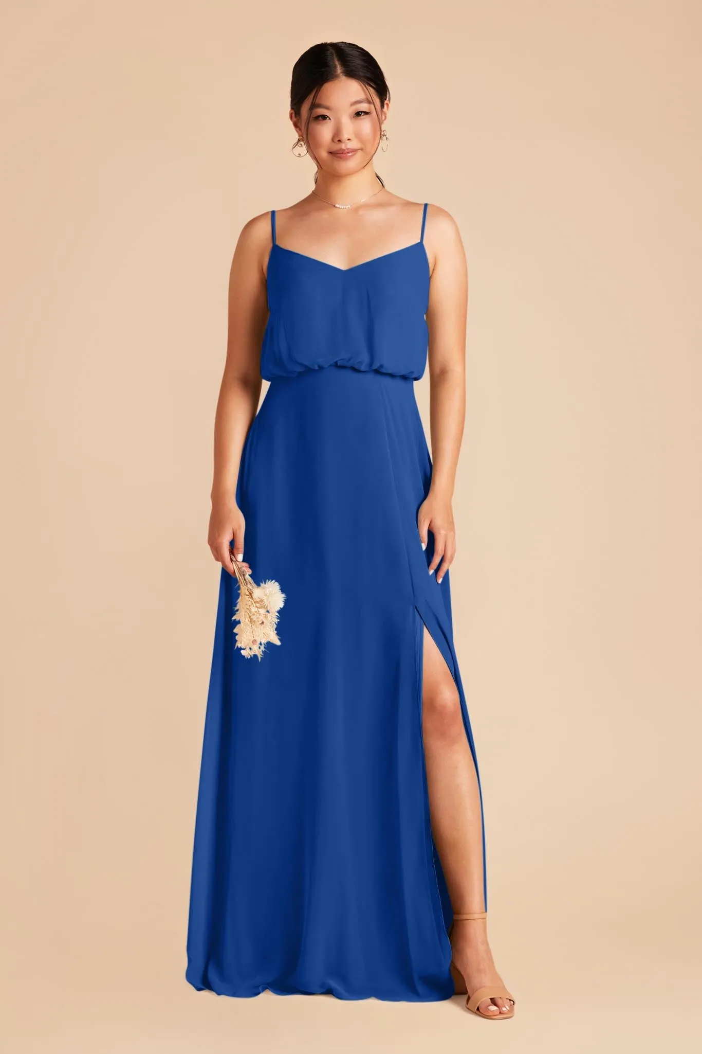 Gwennie Dress With Slit - Cobalt Blue sold by Birdy Grey product image thumbnail 5