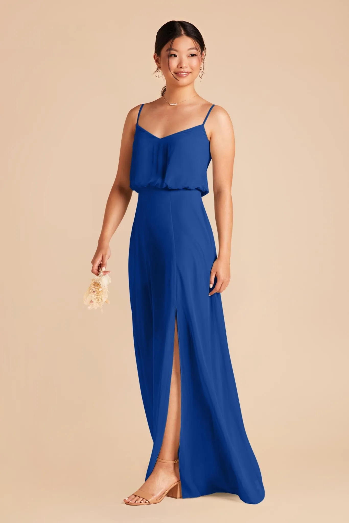 Gwennie Dress With Slit - Cobalt Blue sold by Birdy Grey product image thumbnail 3