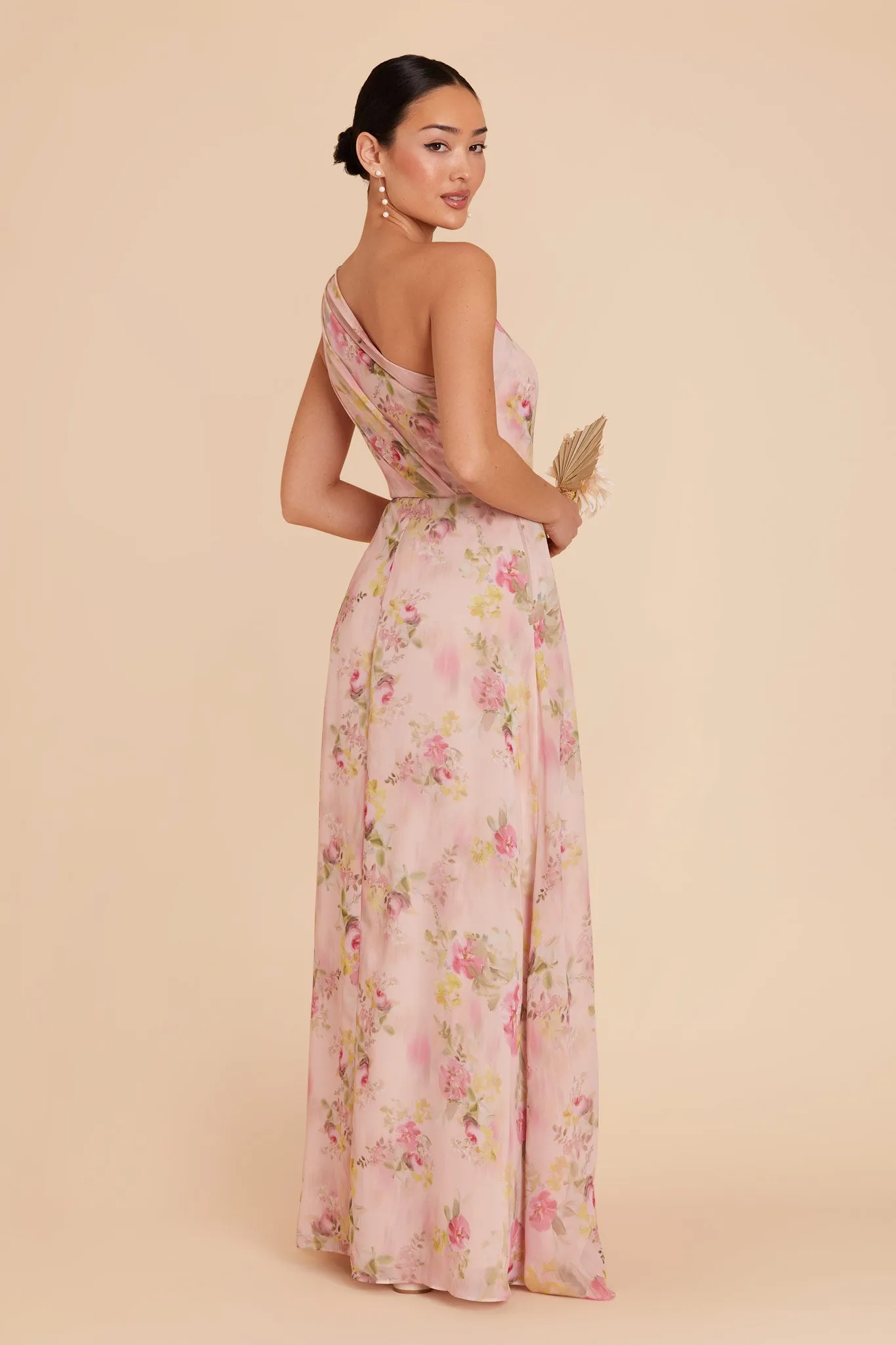 Kira Dress With Slit - Vintage Pink Floral sold by Birdy Grey product image thumbnail 2