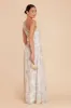Kira Dress With Slit - Sage Spring Garden sold by Birdy Grey