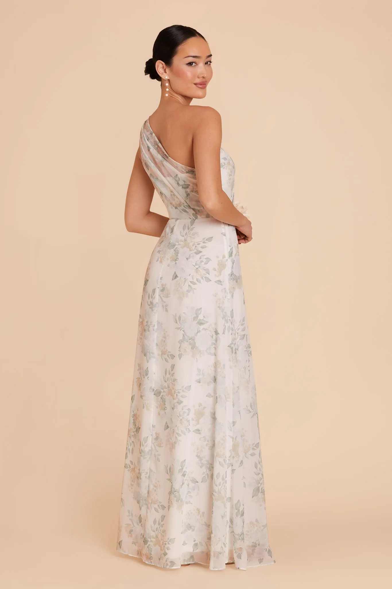 Kira Dress With Slit - Sage Spring Garden sold by Birdy Grey product image thumbnail 2