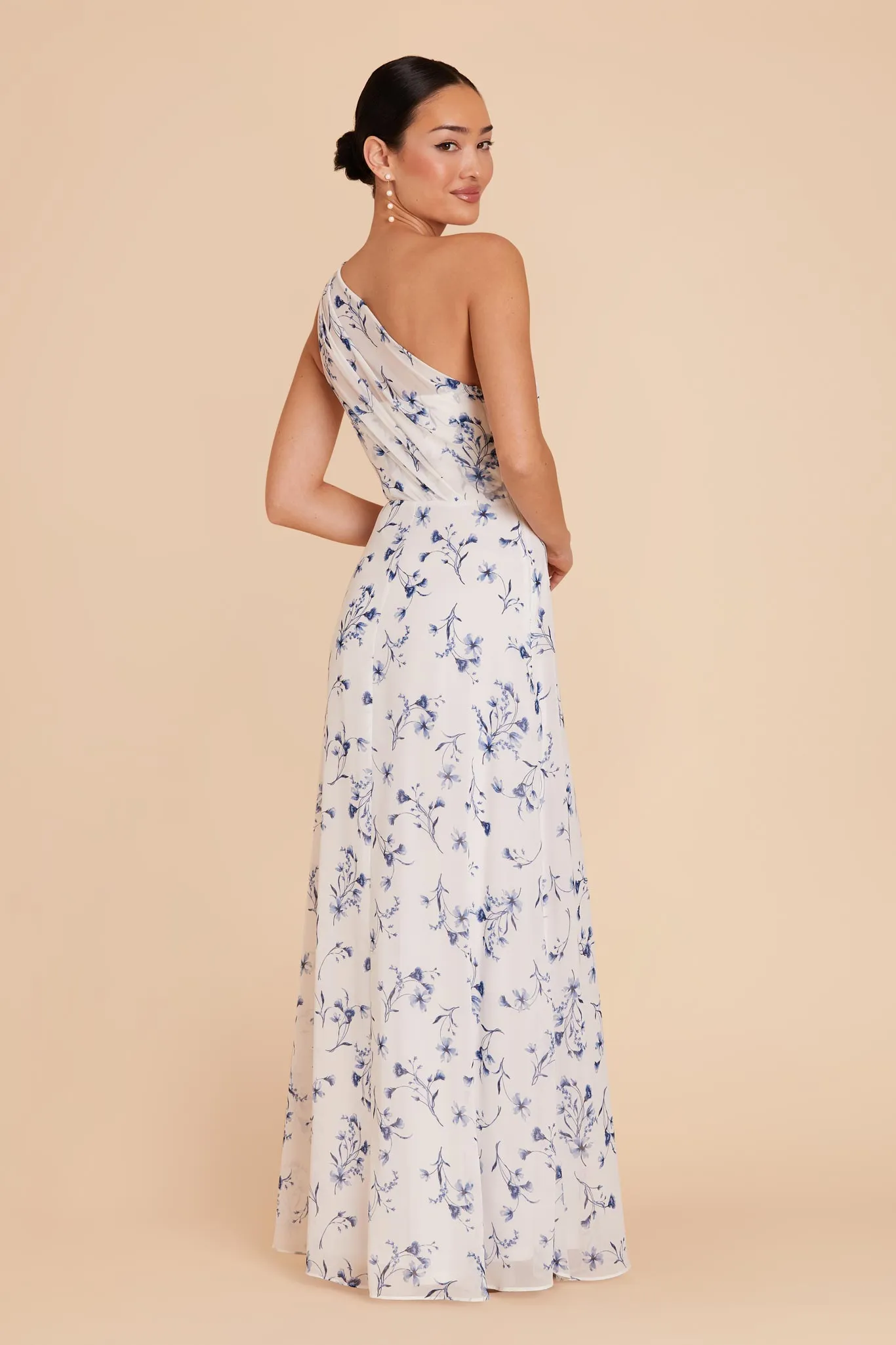 Kira Dress With Slit - Blue Le Fleur sold by Birdy Grey product image thumbnail 5