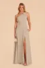Kira Dress With Slit - Almond sold by Birdy Grey